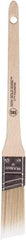 Wooster Brush - 1" Angled Polyester Angular Brush - 2-3/16" Bristle Length, 6" Wood Fluted Handle - Exact Industrial Supply