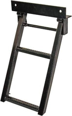 Buyers Products - Steel Retractable Step - 30-1/4" Long, Black, For Use with Universal Use - Exact Industrial Supply