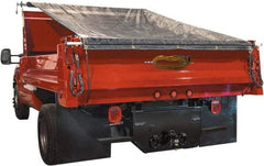 Buyers Products - 14' Long x 5.5' Wide Aluminum Tarp & Dust Cover - Black, Grommet, 9 to 10 mil Thickness - Exact Industrial Supply