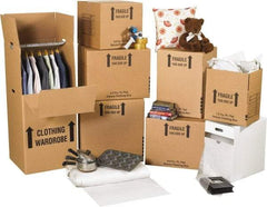 Made in USA - Moving & Box Kits Kit Type: Home Moving Kit Number of Boxes: 57 - Exact Industrial Supply