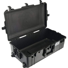 Pelican Products, Inc. - 18-13/32" Wide x 11-1/64" High, Aircase w/Wheels - Black - Exact Industrial Supply