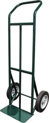 Ability One - 600 Lb Capacity 48" OAH Hand Truck - Steel Handle, Steel, Solid Rubber Wheels - Exact Industrial Supply