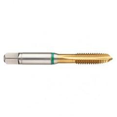 M24x1.5 6H -Flute Cobalt Green Ring Spiral Point Plug Tap-TiN - Exact Industrial Supply