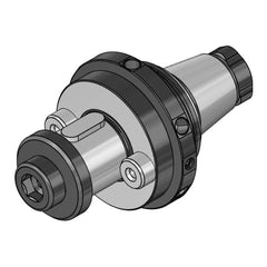 WTO - Modular Tool Holding System Adapters; Modular System Size: 1 ; Taper Size: ER25QF ; Projection (mm): 33 ; Through Coolant: Yes - Exact Industrial Supply