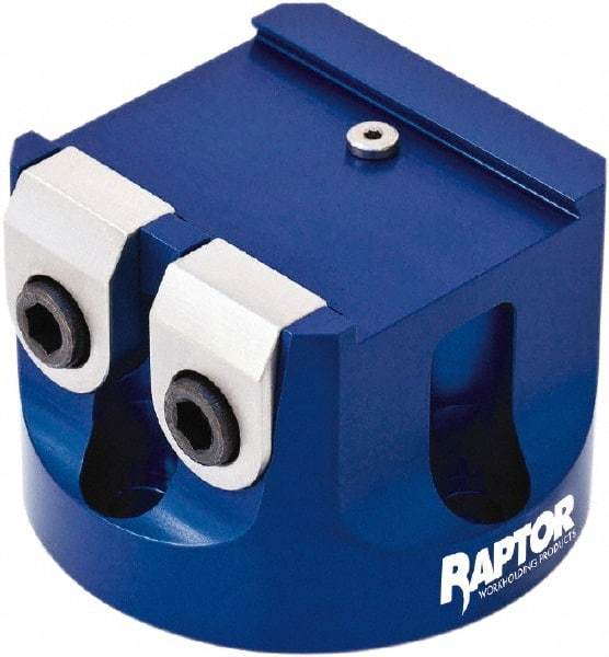 Raptor Workholding - 1-1/2" Jaw Width, 2" High Dovetail Vise - For Use with 4 & 5 Axis Workholding Systems - Exact Industrial Supply