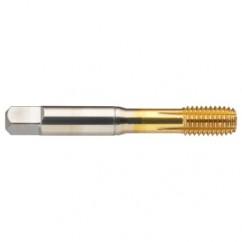 42437 H7 3-Flute Cobalt Green Ring Spiral Point Plug Tap-TiN - Exact Industrial Supply