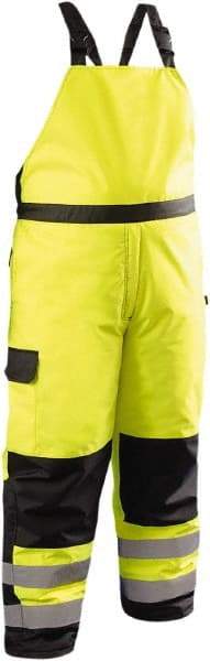 OccuNomix - Size 5XL, Yellow, Snap Front, Cold Weather Bib Overall - Polyester, 7 Pockets, Elastic Waistband - Exact Industrial Supply