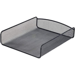 Safco - Black Letter Tray - Steel - Exact Industrial Supply