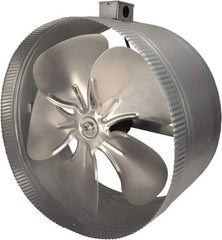 Suncourt - 16" Diam, 1.57 Amp, 120 Volt Duct Fan - 1,100 CFM, 1,180 RPM, Single Speed - Exact Industrial Supply