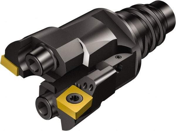 Sandvik Coromant - 23mm Min Bore Diam, Size E20 Steel Modular Boring Cutting Unit Head - 63/64" Max Bore Depth, Through Coolant - Exact Industrial Supply