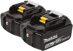 Makita - 18 Volt Lithium-Ion Power Tool Battery - 6 Ahr Capacity, 55 min Charge Time, Series LXT - Exact Industrial Supply