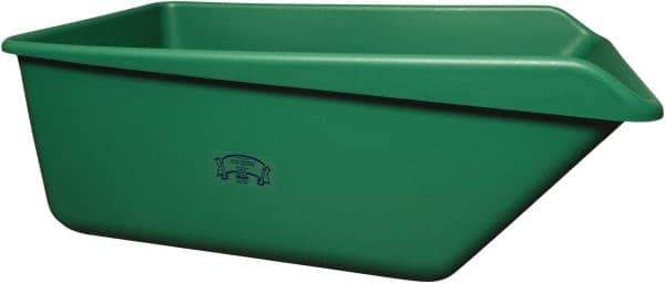 Remco - 149 Gal Green Rectangular Polyethylene Tub - 21-3/4" High x 32" Diam - Exact Industrial Supply