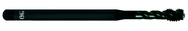 1/4-28 Dia. - H3 - 3 FL - HSS - Steam Oxide - Long Shank Spiral Flute Tap - Exact Industrial Supply