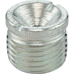 Umeta - Straight Head Angle, 1/4-28 SAE-LT Steel Standard Grease Fitting - 1-1/8" Overall Height - Exact Industrial Supply