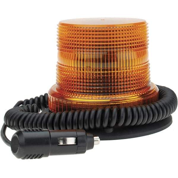 Peterson - 65 FPM, Magnetic Mount Emergency Strobe Light Assembly - Amber - Exact Industrial Supply