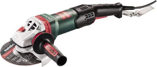 Metabo - 6" Wheel Diam, 9,600 RPM, Corded Angle & Disc Grinder - 5/8-11 Spindle, 120 Volts, 14.5 Amps - Exact Industrial Supply