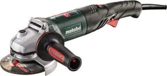 Metabo - 5" Wheel Diam, 11,000 RPM, Corded Angle & Disc Grinder - 5/8-11 Spindle, 120 Volts, 13.2 Amps - Exact Industrial Supply