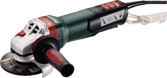 Metabo - 5" Wheel Diam, 11,000 RPM, Corded Angle & Disc Grinder - 5/8-11 Spindle, 120 Volts, 14.5 Amps - Exact Industrial Supply