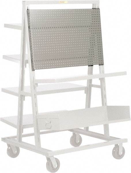 Little Giant - Pegboard Tool Rack - Use with Little Giant Adjustable Tray A-Frame Shelf Trucks - Exact Industrial Supply