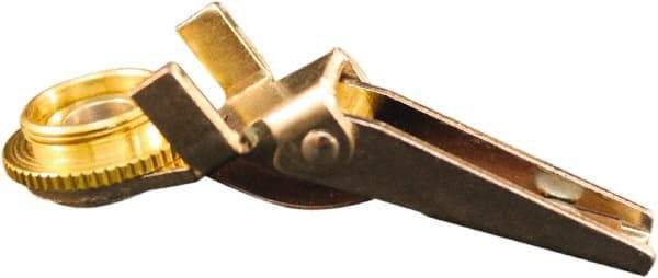 Milton - 150 Max psi Closed Check Brass Air Chuck - Clip On Chuck, Lock-On - Exact Industrial Supply