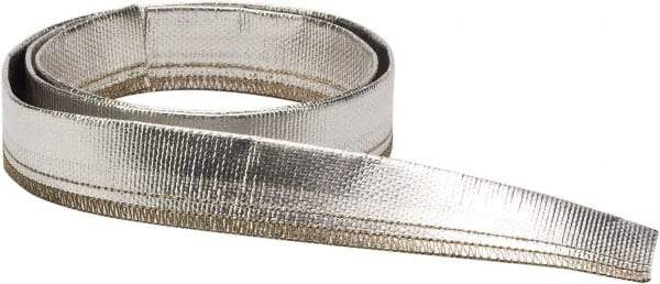 Atlantex - 1-1/2" ID Silver Radiant Heat Shield for Hoses - 25' Long, -40 to 425°F - Exact Industrial Supply
