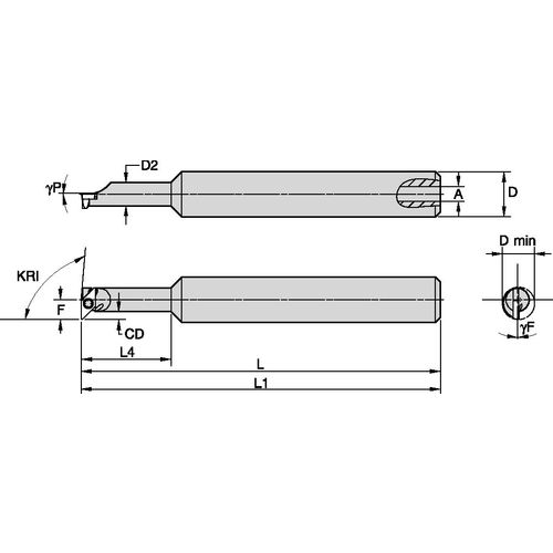 CSPM712255R STEEL SHANK PROFILING - Exact Industrial Supply