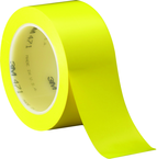 List 471 3" x 36 yds Vinyl Tape - Yellow - Exact Industrial Supply