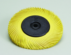 6 x 1" - 80 Grit - Ceramic - Radial Bristle Brush - Exact Industrial Supply