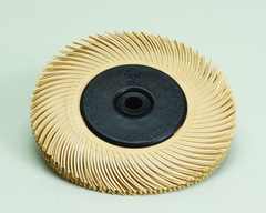 6 x 1" - 6 Micron Grit - Ceramic - Radial Bristle Brush - Exact Industrial Supply