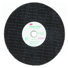 3 x 3/16 x 3/8" - Green Corps(TM) Reinforced Weld Grinding Wheel - Exact Industrial Supply
