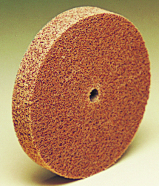 3" - MED Grit - Aluminum Oxide - Cut & Polish Unitized Wheel - Exact Industrial Supply