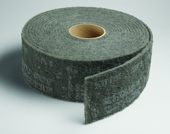 4'' x 30 ft. - Grade S Very Fine Grit - Scotch-Brite Clean & Finish Non Woven Abrasive Roll - Exact Industrial Supply