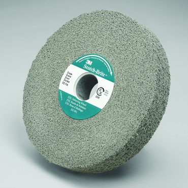 6" - FIN Grit - Silicon Carbide - Convolute EXL Deburring Wheel - Exact Industrial Supply