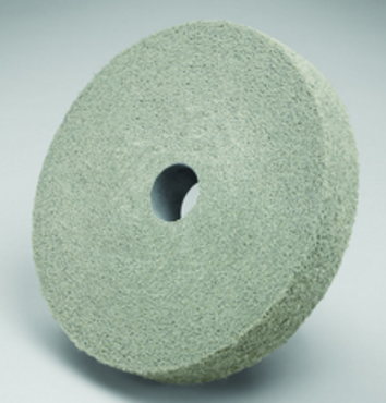 6" - MED Grit - Aluminum Oxide - Convolute EXL Deburring Wheel - Exact Industrial Supply