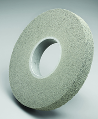 8" - MED Grit - Aluminum Oxide - Convolute EXL Deburring Wheel - Exact Industrial Supply