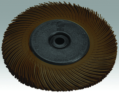 6 x 1' - 80 Grit - Ceramic - Radial Bristle Brush - Exact Industrial Supply