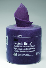 8" x 20' - A VFN Grade - Scotch-Brite™ Multi-Flex Abrasive Sheet Roll - Exact Industrial Supply