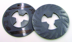 9" - Disc Pad Face Palte - Ribbed - Hard - Exact Industrial Supply