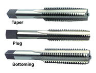 3 Piece M20x2.50 D7 4-Flute HSS Hand Tap Set (Taper, Plug, Bottoming) - Exact Industrial Supply