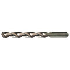 23/64 RHS / RHC HSS-CO 8% (M42) 135 Degree Split Point Heavy Duty Cobalt Drill - Straw / Gold Oxide - Exact Industrial Supply