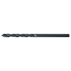 #5 RHS / RHC HSS 135 Degree Split Point NAS-Type Aircraft Extension Drill - Steam Oxide - Exact Industrial Supply