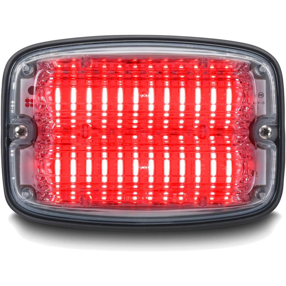 Auxiliary Lights; Light Type: Heavy Duty LED Work Truck Light; Amperage Rating: 1.0000; Light Technology: LED; Color: Red; Blue; Material: Polycarbonate; Voltage: 12; Overall Length: 6.40; Overall Width: 1; Overall Height: 4.4; Wire Connection Type: Hardw