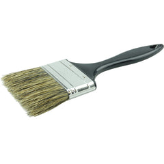 2-1/2″ Disposable Chip and Oil Brush, Grey China Bristle, 1-3/4″ Trim Length, Plastic Handle - Exact Industrial Supply