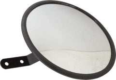 PRO-SAFE - Indoor & Outdoor Round Vehicle/Utility Safety, Traffic & Inspection Mirrors - Glass Lens, 8" Diam - Exact Industrial Supply