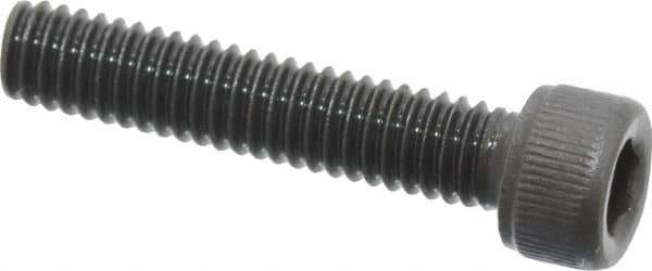 Value Collection - #3-56 UNF Hex Socket Drive, Socket Cap Screw - Alloy Steel, Black Oxide Finish, Fully Threaded, 1/2" Length Under Head - Exact Industrial Supply
