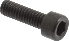 Value Collection - #4-48 UNF Hex Socket Drive, Socket Cap Screw - Alloy Steel, Black Oxide Finish, Fully Threaded, 3/8" Length Under Head - Exact Industrial Supply