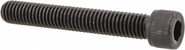 Value Collection - #12-28 UNF Hex Socket Drive, Socket Cap Screw - Alloy Steel, Black Oxide Finish, Partially Threaded, 1-1/2" Length Under Head - Exact Industrial Supply