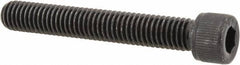 Value Collection - #12-28 UNF Hex Socket Drive, Socket Cap Screw - Alloy Steel, Black Oxide Finish, Partially Threaded, 1-1/2" Length Under Head - Exact Industrial Supply