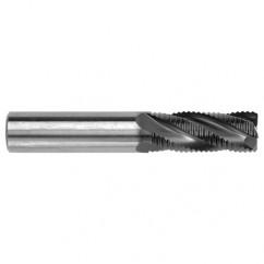 12mm Dia. - 76mm OAL - Bright CBD - Square End Roughing End Mill - 4 FL - Exact Industrial Supply