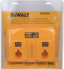 DeWALT - 7.2 to 18 Volt, 2 Battery Lithium-Ion, NiCad & NiMH Power Tool Charger - 1 hr to Charge - Exact Industrial Supply